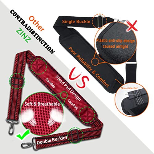 Image of ZINZ Bag Shoulder Strap, Padded Adjustable Shoulder Strap Replacement