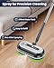 Blonex Cordless Electric Mop, Electric Spin Floor Mop with LED Headlights & Water Sprayer, Long-Lasting Battery, Large 290ml Tank, Self-Propelled Floor Cleaner with Adjustable Tube for All Floors