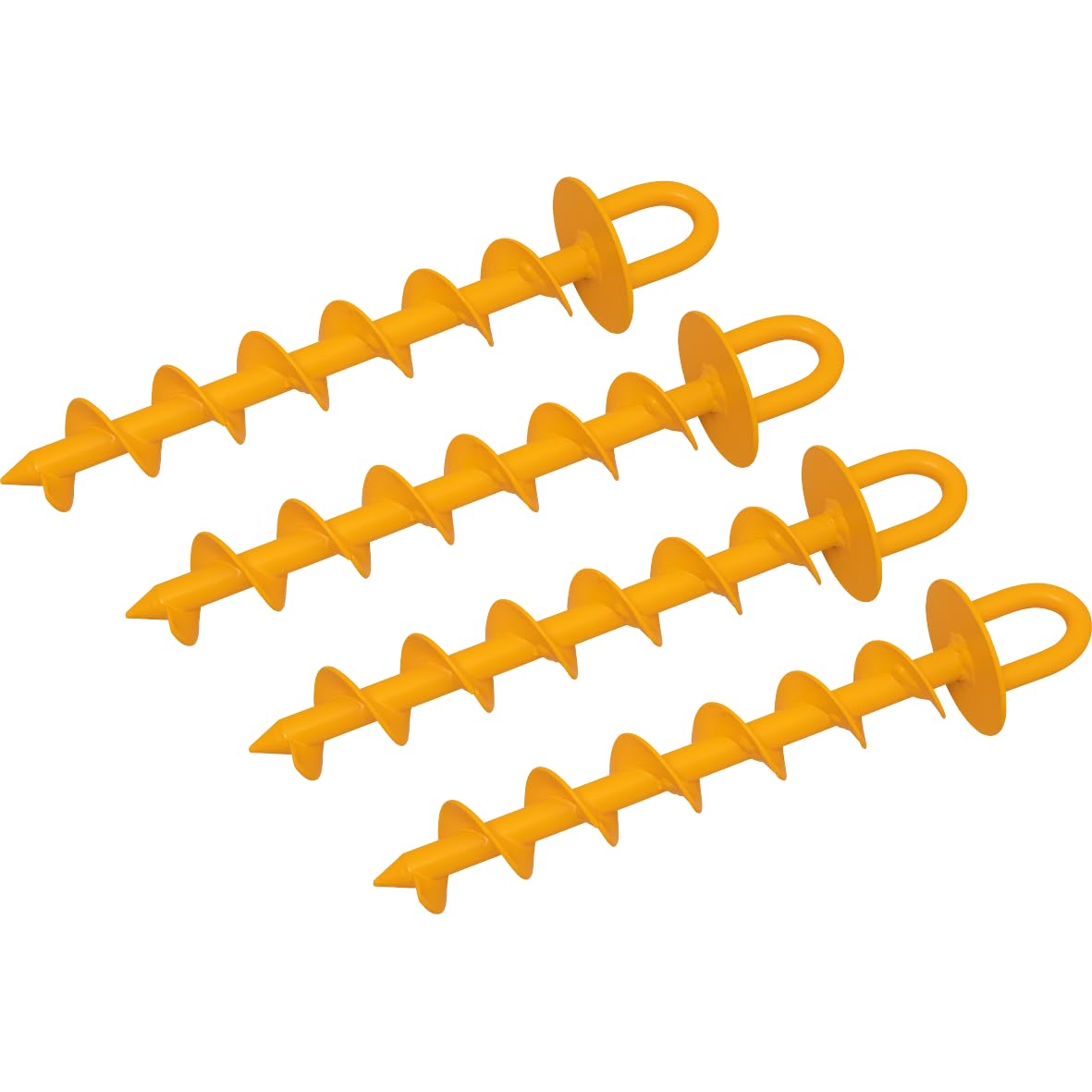 Roughneck® Heavy Duty Ground Anchor 4 Piece Set 4 x 340mm 160kg Load Tested