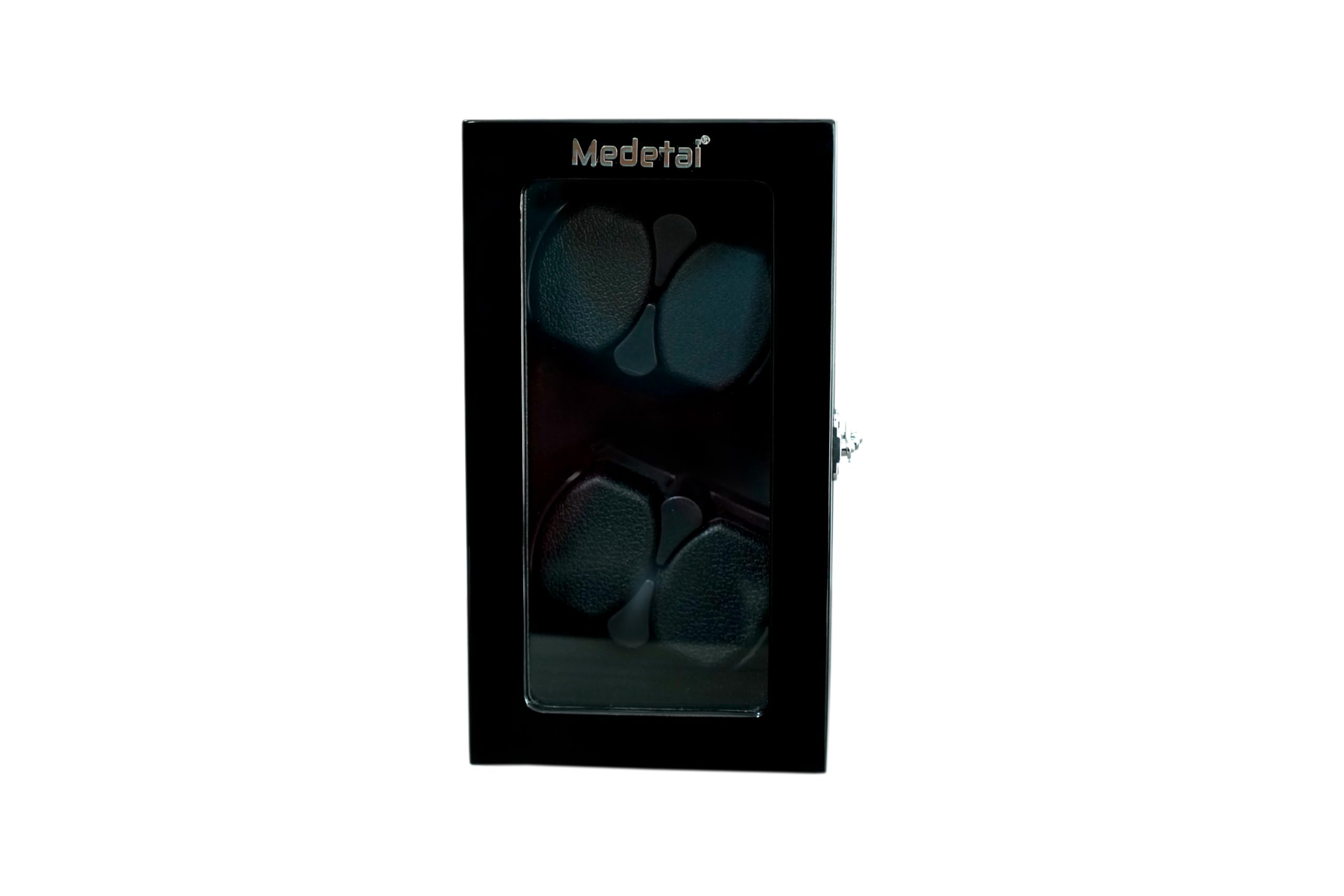 Medetai� Luxury Automatic 400E Watch Winder Automatic Rotation Watch Storage Flip Case Box Silent Motor Wristwatch Boxes (Black + Black) (B09C3QJ4DF) Amazon Price History, Amazon Price Tracker