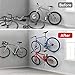 TNINE Bike Rack Wall Mount, Horizontal Storage Pedal Hook for Bicycle, Bike Wall Hanger for Garage Storage,3 Pack