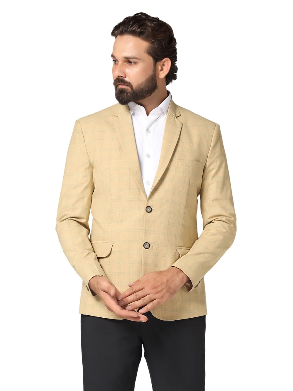 tahvo Blazer for Men Formal Wedding Casual Slim Fit Stylish Blazer for Men-picture-33