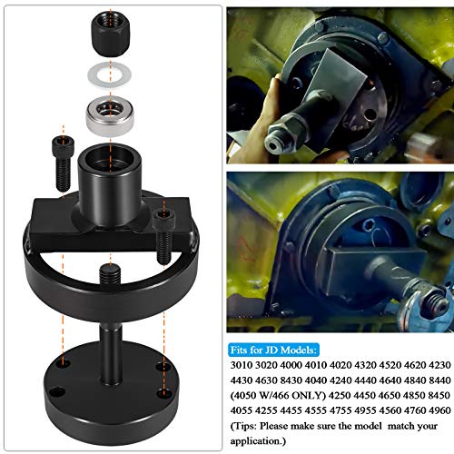 Rear Main Seal Installer Tool Jdg476 Jdg477 Jdg478 Fits For J D 404 466 6076 7.6L 8.1L Engines, Rear Crankshaft Seal And Wear Sleeve Installer Tool #TOP1