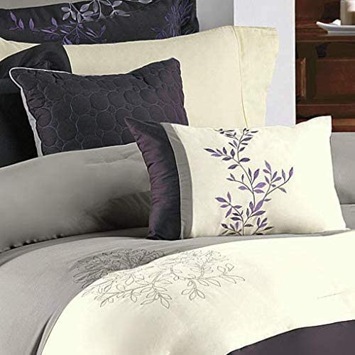 Riverbrook Home Country Manor Collection Comforter Set, Queen, Murell - Plum, 7 Piece Set #TOP1