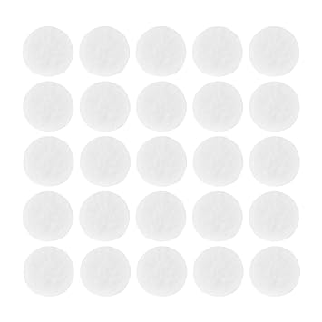 UNOISETION 250Pcs Microdermabrasion Cotton Filters, 10mm Microdermabrasion Filters Facial Vacuum Filters Replacement Microdermabrasion Filters Sponge Filter for Suction Microdermabrasion Machine