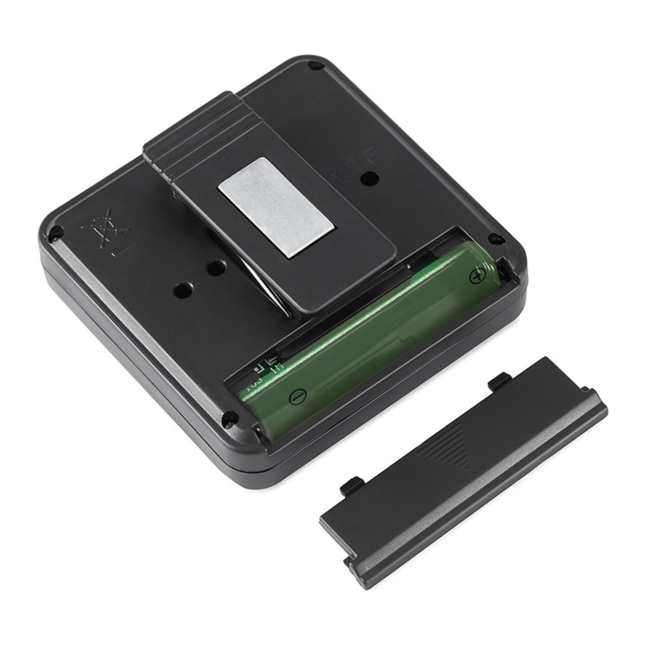 Mipcase 3pezzi Termometro Digitale Igrometro Senza Batteria per Monitoraggio Temperatura e umidità Ambienti Domestici e Terrari Misuratore per Incubazione Uova e Rettili Nero