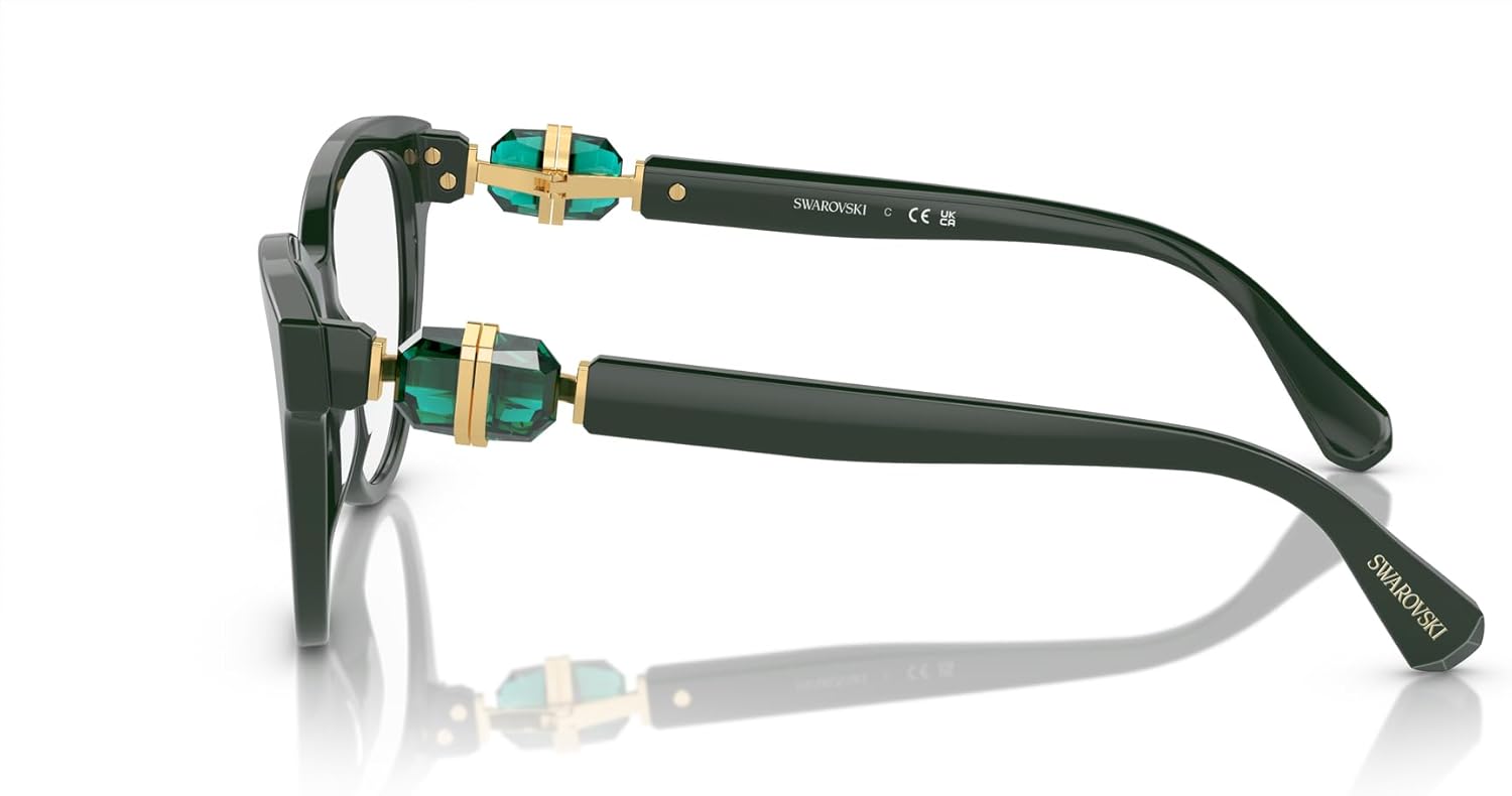Swarovski womens Sk2004 Round Prescription Eyewear Frames