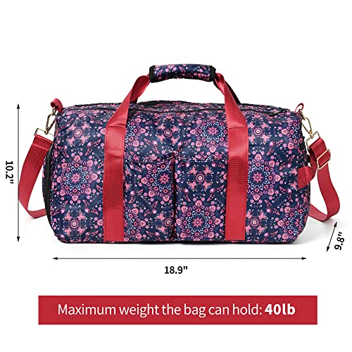 Image of Boulder Bee Pickleball Bags, Premium Pickleball Tote Bag for Girls, Women's Hand /Shoulder Gym Bag w Water Bottle Holder, with Pickleball Racquet /Paddle Holder
