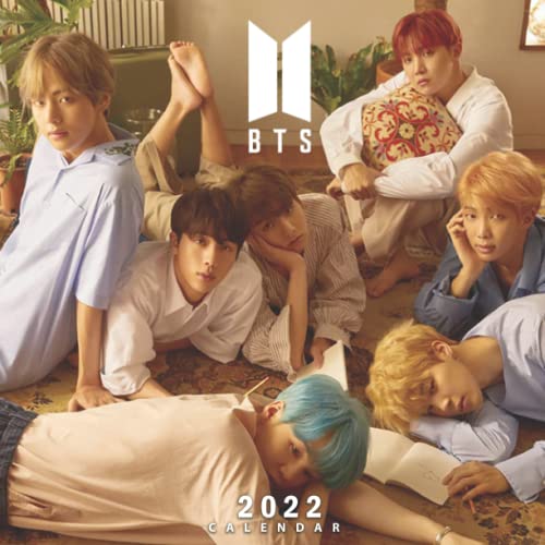 BTS 2022 Calendar: BTS 2022 monthly planner,BTS calendar 2022-2023, BTS 2022 OFFICIAL Planner with Monthly Tabs and Notes Section. BTS Monthly Square Calendar with 18 Exclusive Photos