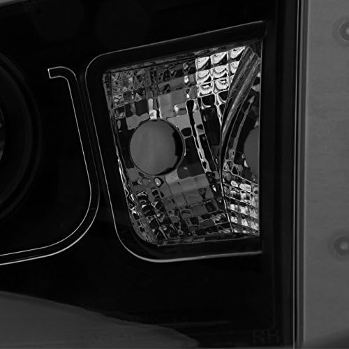 AKKON - For 2014-2021 Toyota Tundra Pickup Black Smoked 3D DRL Daylight LED Strip Projector Headlights Front Lamps Pair