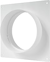 Vista 13 de Vent Systems Placa de conector de conducto de ventilación de aire de 4 pulgadas Brida de conector de conducto de ventilación recta Placa de conector