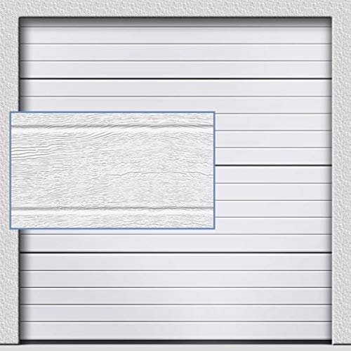 Preisvergleich Produktbild Sektionaltor in klassischem weiß 2400 mm x 2000 mm