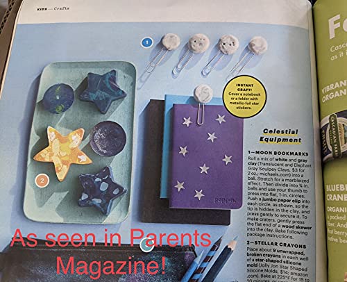 2 Star Shaped Silicone Molds – Patriotic Party Stars Soap Mold – Kids Diy Stellar Star Crayons - 4Th Of July Holiday Shapes By Jolly Jon #TOP3