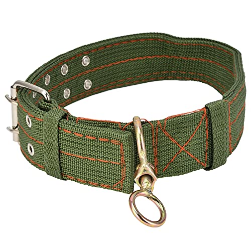 Schafhalsband, Hundehalsband, verstellbare Länge, Segeltuch, Umhängeband, Tierärztliche Ausrüstung, L 4,8 x 73 cm, für 15-85 kg Schafhunde