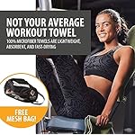 OlimpiaFit Quick Dry Towel - 3 Size Pack of Lightweight Microfiber Travel Towels w/Bag - Fast Drying Towel Set for Camping, Beach, Gym, Backpacking, Sports, Yoga & Swim Use - Image 2
