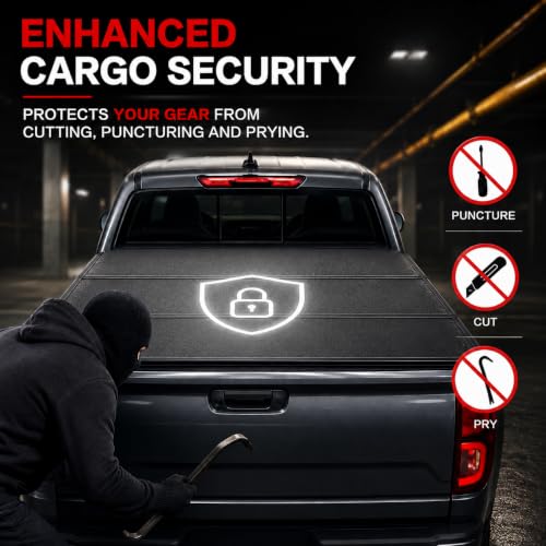 XTWEEX Hard Tri-Fold Tonneau Cover