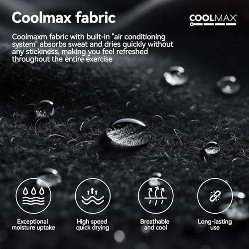 No Show Toe Socks for Men & Women, Athletic Running Coolmax 5-Finger Ankle Socks Low Cut, Soft & Moisture-Wicking2