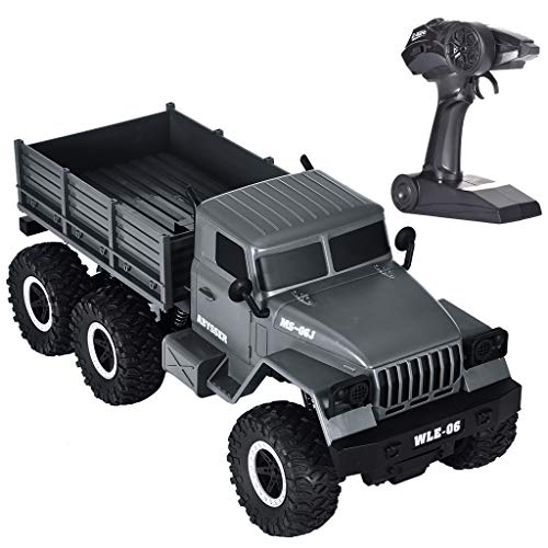 INiubi Sulong Toys SL3342 Ural 1/10 2.4G 6WD Military Truck Agile Off-Road RTR RC Car (Gray)