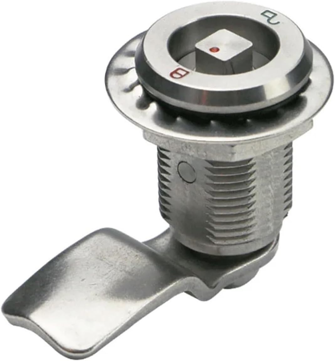 MS816-4D Four Corner Lock Stainless Steel 304 Telescopic Lock 7 * 7 Square Lock Cylinder Head 1Pcs