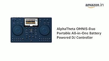 AlphaTheta OMNIS-Duo Portable All-in-One Battery Powered DJ