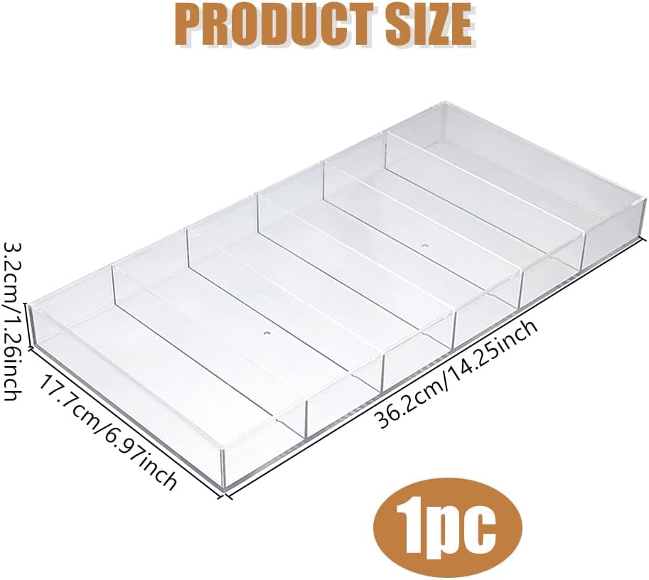 DICOSMETIC 6スロット クリアサングラスオーガナイザー アクリルメガネホルダー 眼鏡ディスプレイケース サングラスラック