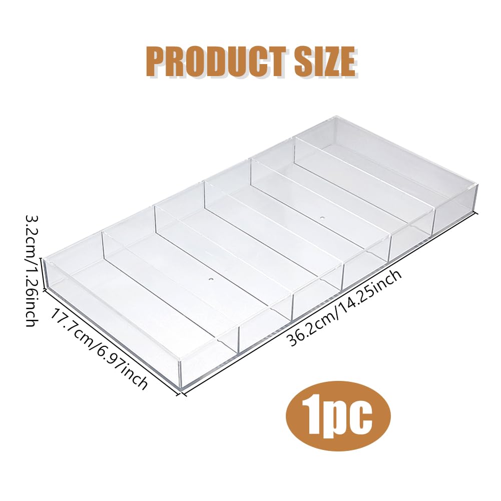 DICOSMETIC 6 Slot Klarer Sonnenbrillen Organizer Aus Acryl Brillenhalter Brillen Display Box Sonnenbrillenständer Stapelbarer Brillenständer Brillen Display Tablett Brillen Aufbewahrungsbox