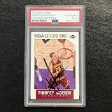 2015-16 NBA Hoops #70 Timofey Mozgov Signed AUTO PSA Slabbed Cavaliers - Basketball Slabbed Autographed Cards