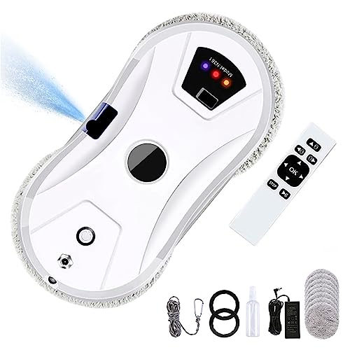 Robô Limpador De Janelas De Vidro, Robô De Limpeza De Janelas Com Controle Remoto, Aspirador RobóTic