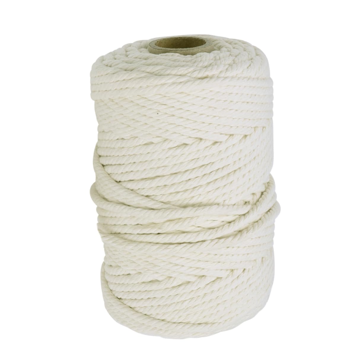 Cuerda de Algodón Natural Beige para Manualidades y Macramé