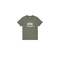 Alpha Industries Maglietta Basic Uomo Vintage Green