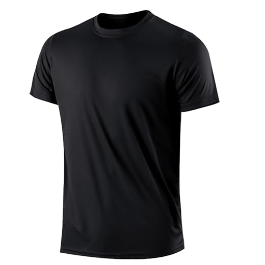 Camisetas esportivas masculinas respiráveis, de secagem rápida, leve e confortável, ideal para corrida e academia, 3 unidades