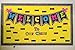 Teacher Created Resources TCR5614 Chalkboard Brights Pennants Welcome Bulletin Board, Paper, Multi