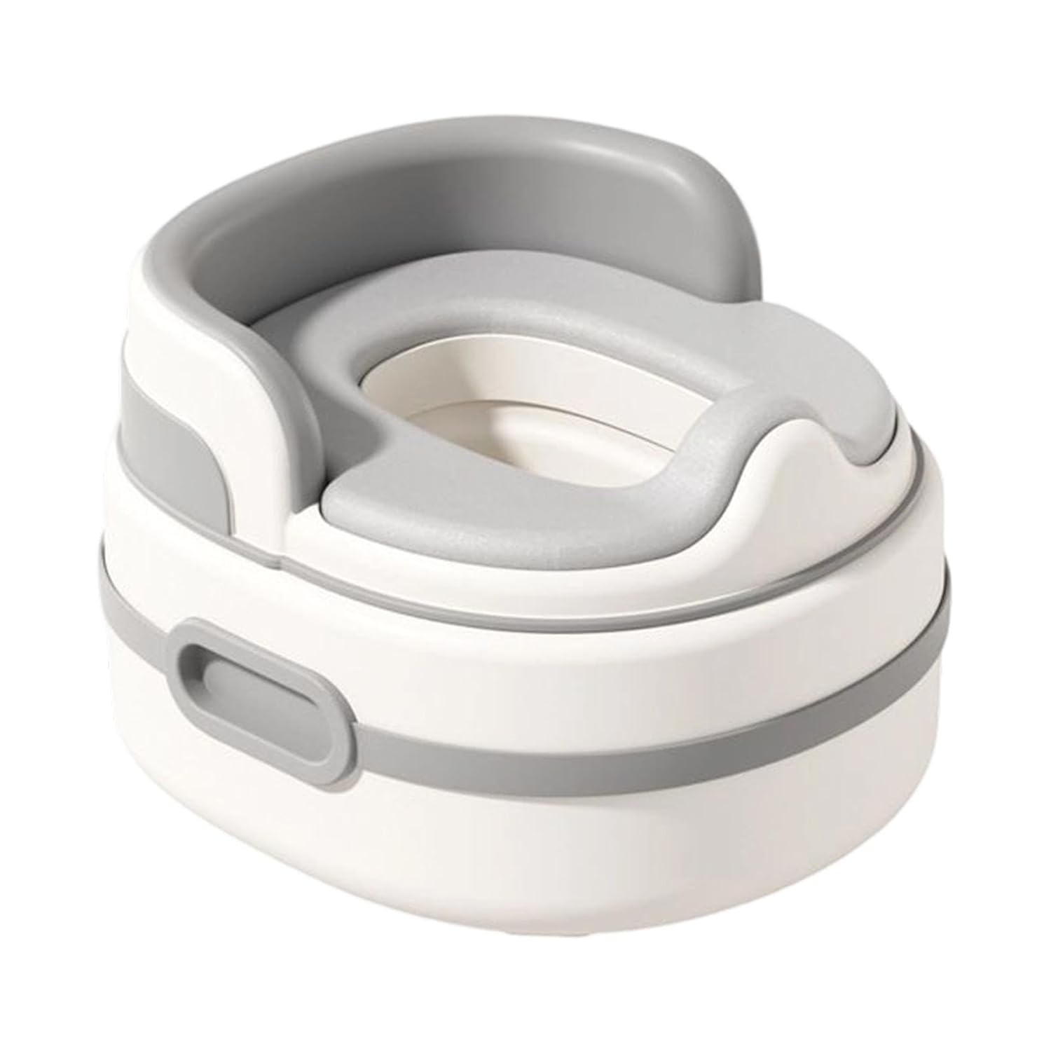 Travel Potty - Portable Toilet for Kids | Comfortable Easy Clean Seat Design, Splash Guard Support with Foldable Carry Form & Secure Base Balance for Vehicle Trips, Camping, Outdoor Parks an