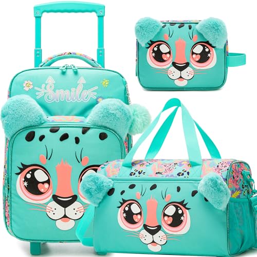 Bagage enfant HTgroce valise souple à roulettes pour voyager léger sans fatigue