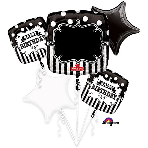 Ballon en Aluminium Tableau Noir Anniversaire Bouquet Groupe Amscan 3445401