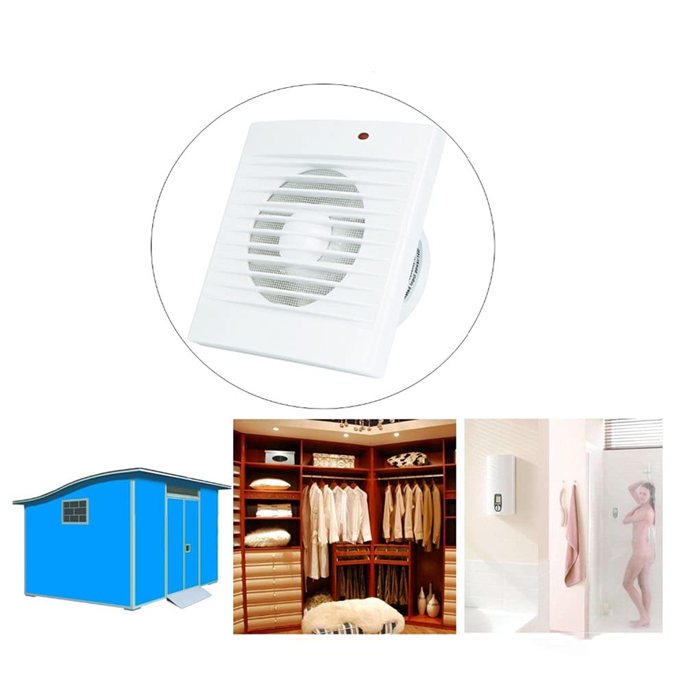 Ventola di scarico silenziosa 220 V 110 V estrattore d'aria per cucina bagno WC montaggio a parete ventilatore per uso domestico, design compatto
