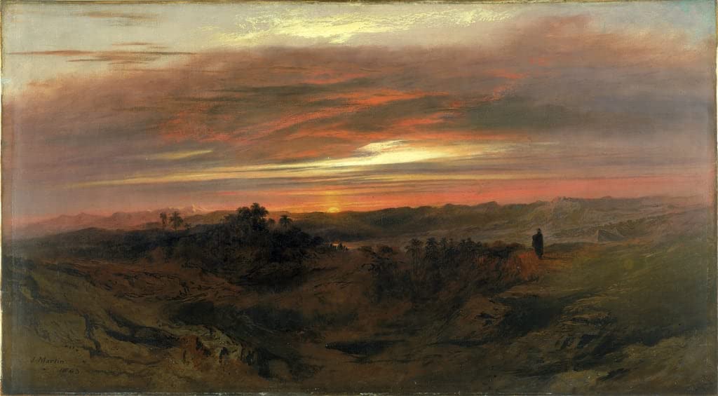 Affiche Toile Solitude John Martin 60x90cm pour salon - 5