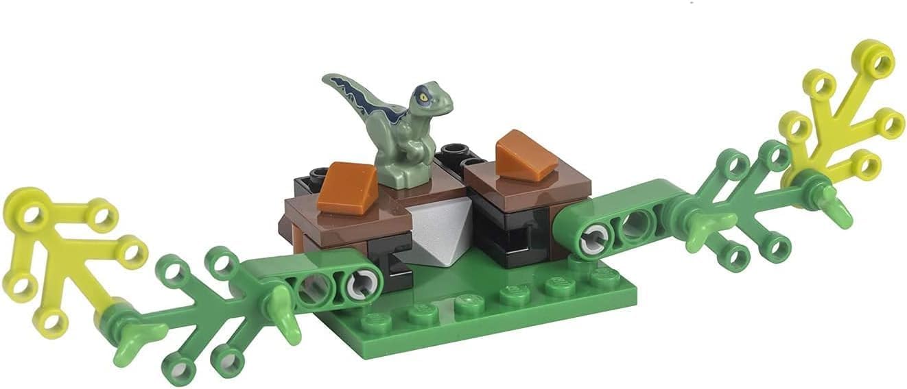 LEGO Jurassic World: Baby Raptor in Hiding - Dinosaur Dino Minifigure