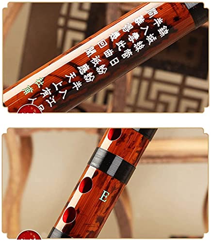 Vigat Chinese Dizi Refined Bamboo Flute Professional Adult Children Beginners Play Transverse Flute Clarinet - C,D,E,F,G Tune(Color:d) #TOP5