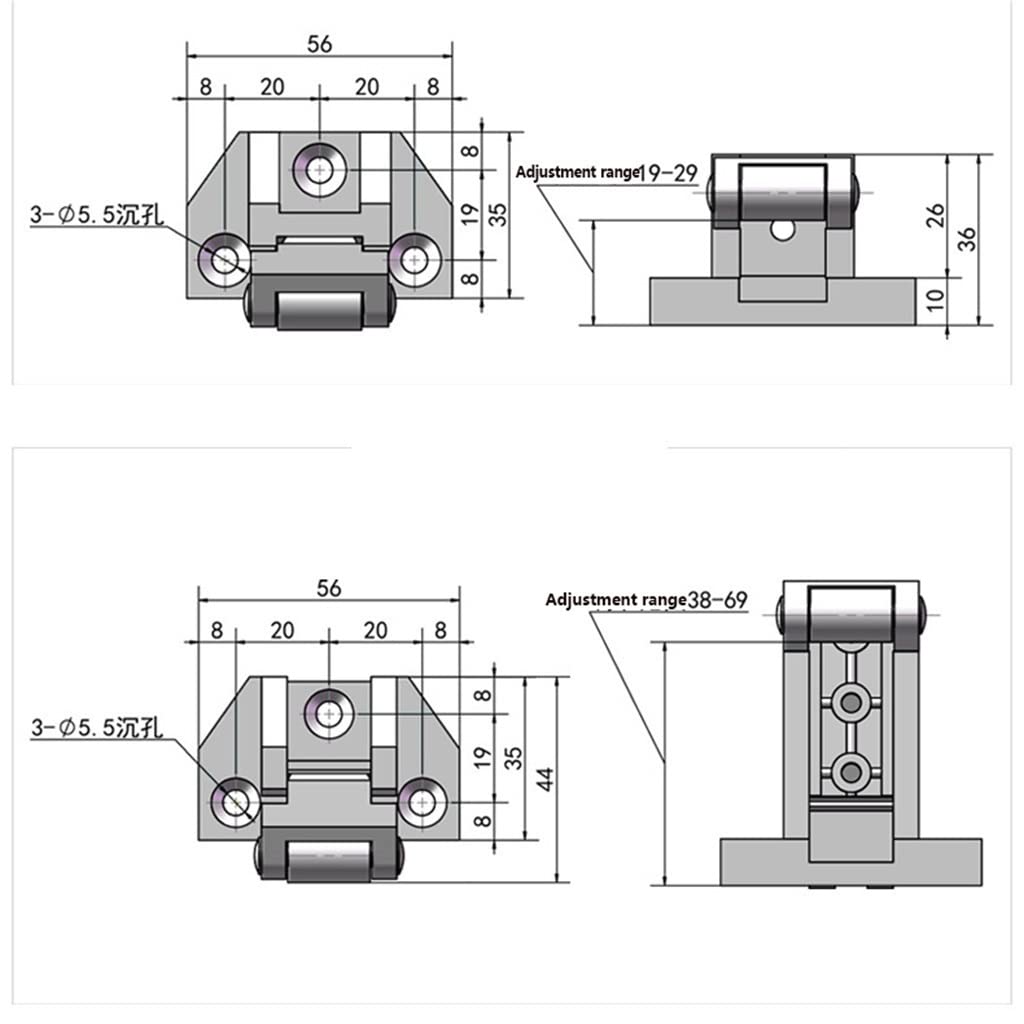chiusura a leva per celle frigorifere, Chiusura della maniglia cella frigorifera(High Block)