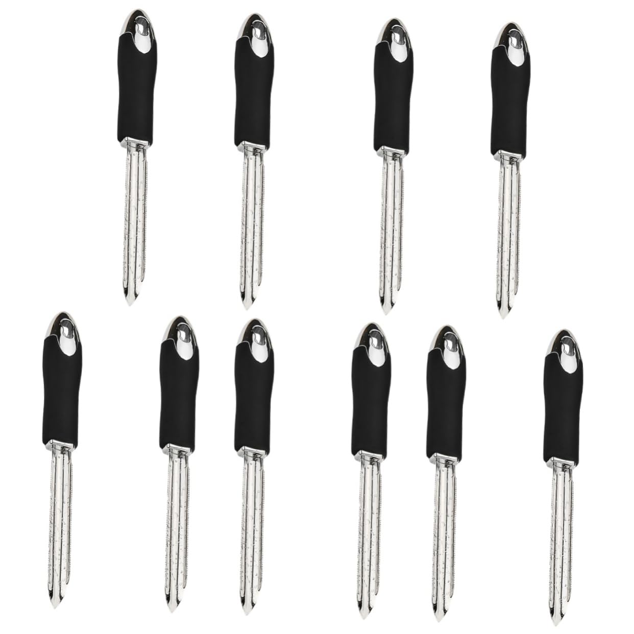 Cabilock Descorazonador De Pimientos De Inoxidable Herramienta Práctica Para Cocinas De Usar Para Quitar Núcleos De Chiles Y 2 Piezas X 5