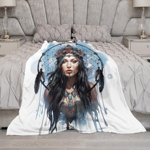 Couverture Polaire Chaude et Légère DreamChatcher Plaid Doux Moelleux