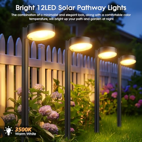 E-Kong TPL015-8P 8 Pack Solar Pathway Lights Outdoor thumb #6