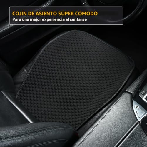 Miniatura 2 de Xcbyt Cojin Asiento Coche Delantero 2 Piezas, Fundas Asientos Coche Súper Transpirables, Antideslizantes Cojin Asiento Coche Conductor, Protector Asiento Coche Universales, Suaves Y Cómodos