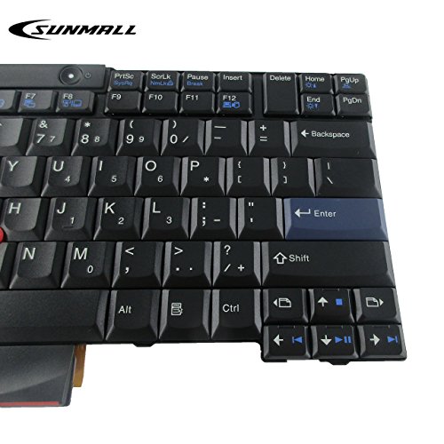 Sunmall T410 Keyboard, New Laptop Keyboard With Pointer For Lenovo Thinkpad T410 T420 T510 T520 X220 T400 T420S Us Layout Black #TOP4