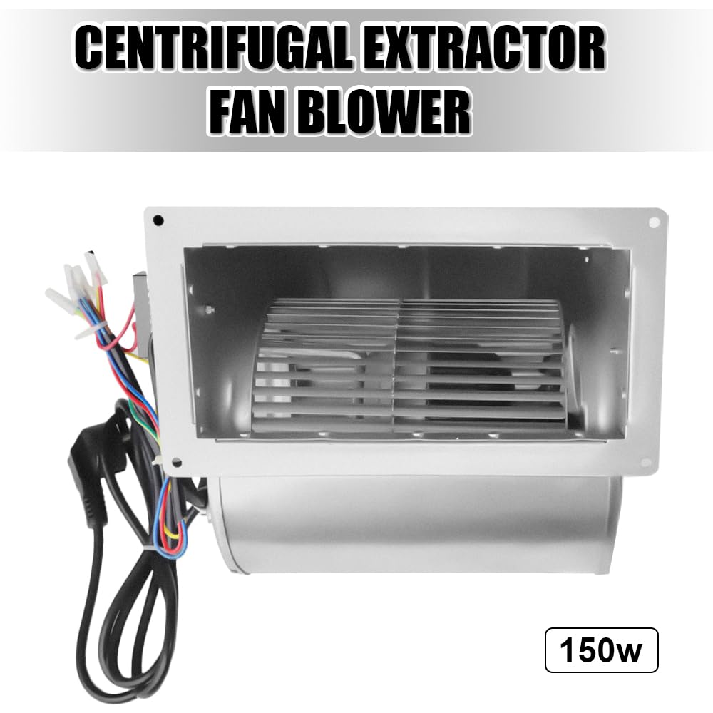 Ventilatore radiale centrifugo industriale 840 m3/h, 146 mm - centrifuga a pressione per caldaia