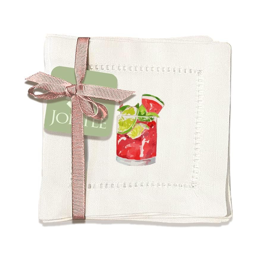Servilletas decorativas Jolitee de 6x6 pulgadas estilo Cocktail miniatura 2