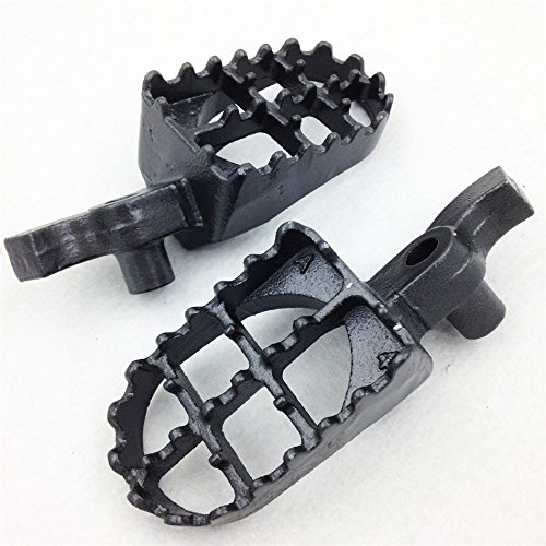 Httmt Mt216-004- Gunmetal Black Motocross Mx Dirt Bike Racing Foot Peg Compatible With 2000 2001 Cr250R Cr125R #TOP3