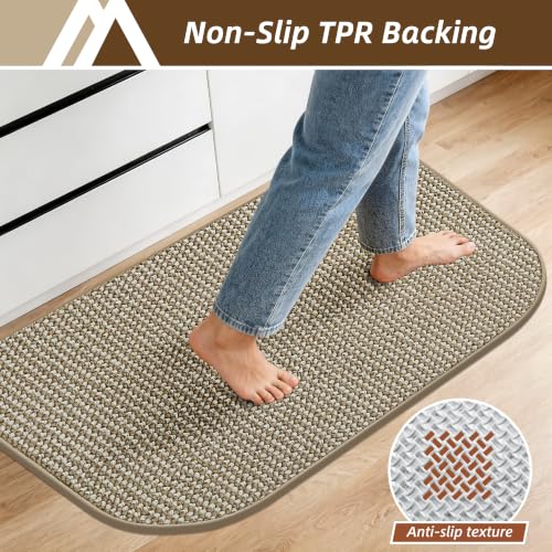 COSY HOMEER Half Moon Kitchen Rug Non-Slip Washable Kitchen Sink Mat — view 3