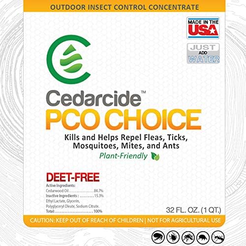 Cedarcide Outdoor Lawn and Garden Kit (Medium) Includes PCO Choice Cedar Oil Bug Killing Concentrate Quart and Insect Repelling Granules Kills and Repels Fleas, Ants, Mites, & Mosquitoes - Image 3